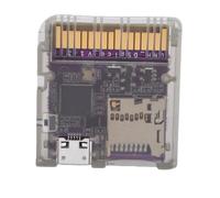 CCYLEZ Game Card Reader for DS DSi 3DS with Dual Power Supply 6MB / S Speed Open Source Design for Homebrew Custom Software (Transparent Black)