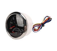 CCYLEZ GPS Speedometer 0-125 KM/H with 8000 RPM (Black Dial Silver Bezel)
