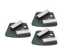 CCYLEZ Grinding Shoes 3Pcs Green Trapezoid Industrial Hardware for Concrete Floor Aggressive Cutting 2 Long Teeth 80#