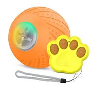 CCYLEZ Interactive Dog Toy Low Noise Design Jolly Ball for Dogs Cat Ball Safe Material for Pets' Fun (Remote-control)