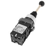 CCYLEZ Joystick Controller 4 Position with Durable Spring Return Design for Industrial Control AC 50 HZ Circuit, Black, 1pc