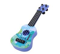 CCYLEZ Kids Ukulele, Plastic Musical Toy Guitar for Children with Beginner Kit, Lightweight Portable Design for Early Learning and Outdoor Play (Blue)