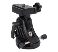 CCYLEZ Latitude Adjustment Base, Telescope Mount for Watcher Star Field, with 3/8in Standard Interface, Aluminum Alloy Stable Support for Astrophotography Solar Viewing (Black)