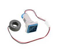 CCYLEZ LED Digital Display AC Voltage Current Meter 22mm 0-100A High (Blue)