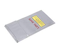 CCYLEZ Lithium-Ion Battery Bag Fireproof and Explosion Proof, Safe Storage Pouch for Batteries, PVC and Glass Fiber Material, 10x20cm Size