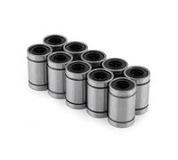 CCYLEZ LM8UU Linear Motion Ball Bearing Bushing Set of 10 Pieces for 3D Printers CNC Projects Steel