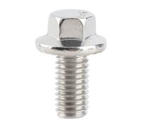 CCYLEZ M8 Flange Screws 10pcs Stainless Steel SS304 Hex Drive for Home