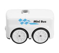 CCYLEZ Mini RC Bus - 2026 Upgraded Smart Sensor Toy Bus, Control RC Car with Follow Escape Line Tracking Mode, LED Light Music for Kids Playtime (White)