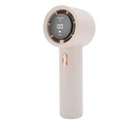 CCYLEZ Portable Hand Fan, Mini Handheld Cooling Fan, 199 Speed Levels Stepless Adjustment 6 Blades Breeze 3000mAh USB Rechargeable with Digital Display