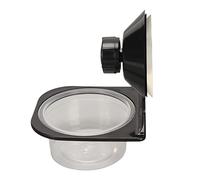 CCYLEZ Reptile Feeding Bowl Clear Design Easy Clean for Snakes Lizards ABS Material 1 Unit (Single Bowl)