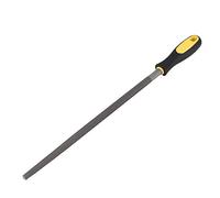 CCYLEZ Round Mill File 12in Ergonomic Steel Handle Tool (12-inch