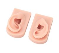 CCYLEZ Silicone Ear Model Flexible Soft Reusable Simulated Human Skin Ear