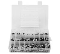 CCYLEZ SMD Aluminum Electrolytic Capacitor Assortment Kit 400pcs Durable for Electronics 1uF - 1000uF