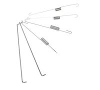 CCYLEZ Throttle Return Spring Set for GX140 GX160 GX200 Engines with Governor Rods and Speed Control Springs - 2pcs Durable Metal Parts