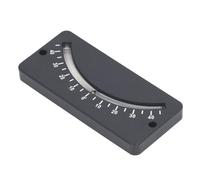 CCYLEZ Tube Clinometer Angle Inclinometer for Horizontal Micro Angle Testing -40 to 40 Degree with Fixing Hole, Compact ABS Material