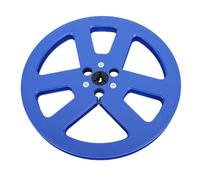 CCYLEZ Universal 7 Inch Open Reel Sound Tape Empty Take Up Reel with Nab Flange for Smooth Recording Experience (Blue)