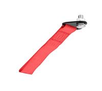 CCYLEZ Universal High Strength Tow Strap with Solid Steel Bracket for Towing Cars Up to 10,000 Lbs in Racing and Off-Road Situations (Red)