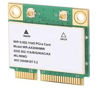 CCYLEZ Wireless Net Card High-Speed 2.4G/5G Dual Band WiFi6 Adapter for Mini PCIE Notebooks Small Hosts Durable PCB 1 Pack