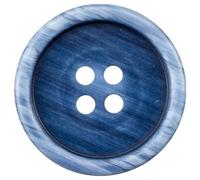 CCYXFB 10 Pieces Rustic Circles Wooden Buttons 4 Hole Decorative Buttons for Crafts-blue-25mm (1 inch)
