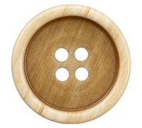 CCYXFB 10 Pieces Rustic Circles Wooden Buttons 4 Hole Decorative Buttons for Crafts-yellow-25mm (1 inch)