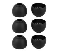 CCZ Melody Original Earbud Tips, 6 PCS/3 Pairs Replacement Ear bud Rubber Tips for kz zs10 pro, zs10 pro x, zsn pro x, castor, edx pro, zar, Tangzu Wan'er, DC01 Pro, chu 2, aria, Blessing iem (Medium)