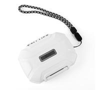 CCZ Taichi Portable IEM Case, Water-Resistant Earbuds Storage Hard Box, Travel Carrying Case for Headphones Compatible with Moondrop CHU II,KZ ZS10 PRO (White)