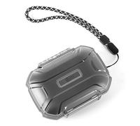CCZ ZC01 in Ear Monitor Case, Portable Earbud IEMs Case, Waterproof Earphone Storage Box, Travel Carrying Organizer for Headphones, IEM Cables, Fit for KZ ZS10 Pro/ZS10 Pro X/ZS12 Pro X (Clear Black)