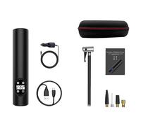 CCZRD 12V Portable Tyre Inflator Pump Wireless Digital Handheld Car Electric Air Compressor For Bicycle Motorcycle Balls Effortless Fast Inflation(M06 With Handbag)