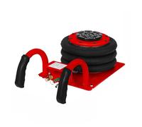 CCZRD 2/3 Ton Car Jack Double Triple Bag Air Pneumatic Fast Lifting Height 30 40CM Van SUV Lift Repair Tool Operation Smoothly Efficiently(3 Ton Red)