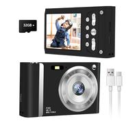 CCZRD 2.8 Inch Digital Camera 48MP High-Definition Mini Children Compact Cameras Video Recording 1080P For Beginner Photography Easily Capture Wonderful Moments(Black)