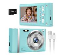 CCZRD 2.8 Inch Digital Camera 48MP High-Definition Mini Children Compact Cameras Video Recording 1080P For Beginner Photography Easily Capture Wonderful Moments(Blue)