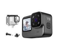 CCZRD 4K WiFi Anti Shake Action Camera Go With Remote Control Screen Waterproof Sport Pro Drive Recorde Capture Details Clearly For Multi Scene Needs(128G)