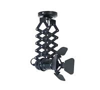 CCZRD Free Standing Lamp Loft Industrial Bar Creative Studio Retro Tripod Black Floor Lamp Lights Room Home Decor Light Standing Ceiling Lighting Fixture Complements Any Interior Style(Small Stretch)