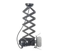 CCZRD Free Standing Lamp Loft Industrial Bar Creative Studio Retro Tripod Black Floor Lamp Lights Room Home Decor Light Standing Ceiling Lighting Fixture Complements Any Interior Style(Big Stretch)