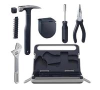 CCZRD Manual Toolbox Hand Tool Set Portable Screwdriver Spanner Hammer Tape Measure Pliers Home Repair Installation Made Well Flexible Use