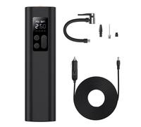 CCZRD Mini Car Air Compressor Portable Tire Inflator LED Display 12V 150PSI Handheld Pump With Light For Bike Moto Effortless Fast Inflation