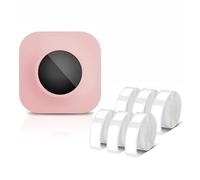 CCZRD Q30S Label Maker Machine Mini Pocket Bluetooth Thermal Printer DIY Date Sticker Various Paper Fast Sharp Printing Every Label(Pink E)