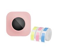 CCZRD Q30S Label Maker Machine Mini Pocket Bluetooth Thermal Printer DIY Date Sticker Various Paper Fast Sharp Printing Every Label(Pink B)