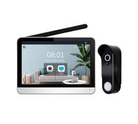 CCZRD Smart 1080P Wireless Video Intercom System For Home Apartment Doorbell 160-degree Wide Angle Range of Household Environments