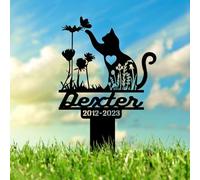 CCZUIML Pet Memorial Graves Markers for Dogs Cats,Dog Grave Markers Outdoor,Pet Tombstone,Gifts Graveyard Remembrance Graveside Burial Stake for Pet Owner