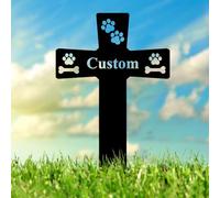 CCZUIML Pet Memorial Graves Markers for Dogs Cats,Dog Grave Markers Outdoor,Pet Tombstone,Gifts Graveyard Remembrance Graveside Burial Stake for Pet Owner