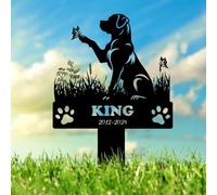 CCZUIML Pet Memorial Graves Markers for Dogs Cats,Dog Grave Markers Outdoor,Pet Tombstone,Gifts Graveyard Remembrance Graveside Burial Stake for Pet Owner