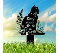 CCZUIML Pet Memorial Graves Markers for Dogs Cats,Dog Grave Markers Outdoor,Pet Tombstone,Gifts Graveyard Remembrance Graveside Burial Stake for Pet Owner