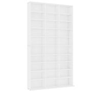 vidaXL CD Cabinet Living Room Furniture CD Shelf CD Storage Cabinet Bookshelf Bookcase Office Cabinet Furniture Concrete Grey Engineered Wood