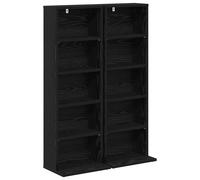 CD Cabinet Engineered Wood Indoor Media Storage Unit Rack Bedroom Home vidaXL