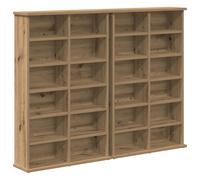 CD Cabinet Engineered Wood Media Storage Modern Furniture Home Organizer vidaXL