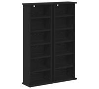 CD Cabinet Engineered Wood Media Storage Solution Modern Furniture Home vidaXL