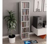 CD Cabinet Storage Organiser Shelf Cabinet Display Shelf Engineered Wood vidaXL