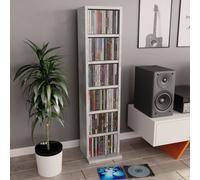 CD Cabinet Storage Organiser Shelf Cabinet Display Shelf Engineered Wood vidaXL