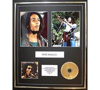 CD & DOUBLE PHOTO DISPLAY BOB MARLEY LTD. EDITION/COA/CATCH A FIRE